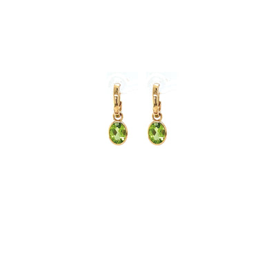 9ct Peridot Huggies