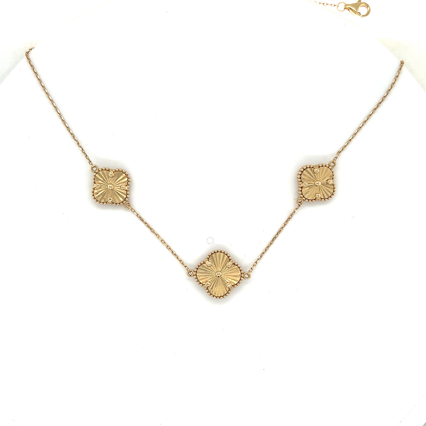 Gold Clover Necklace