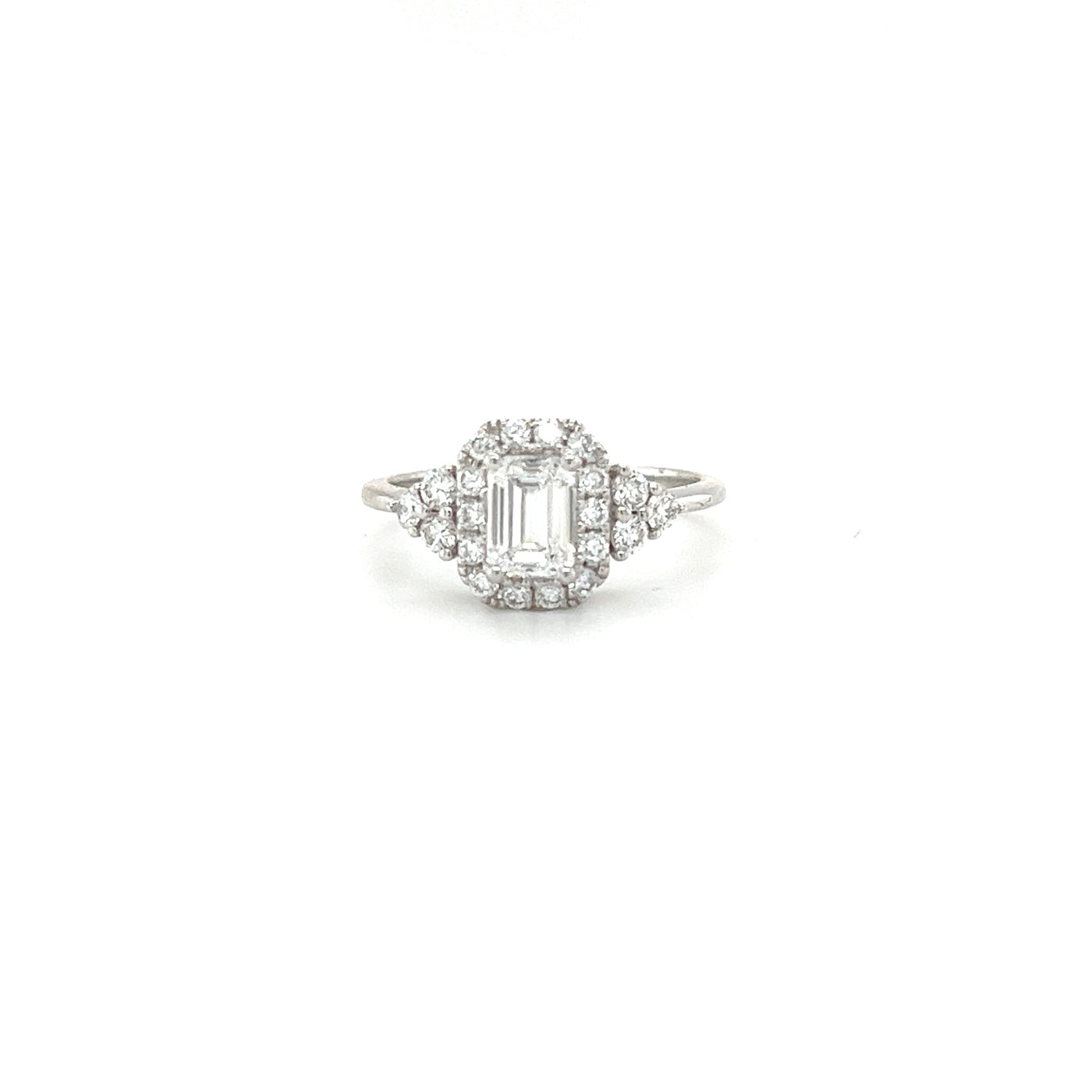 Emerald Cut Halo