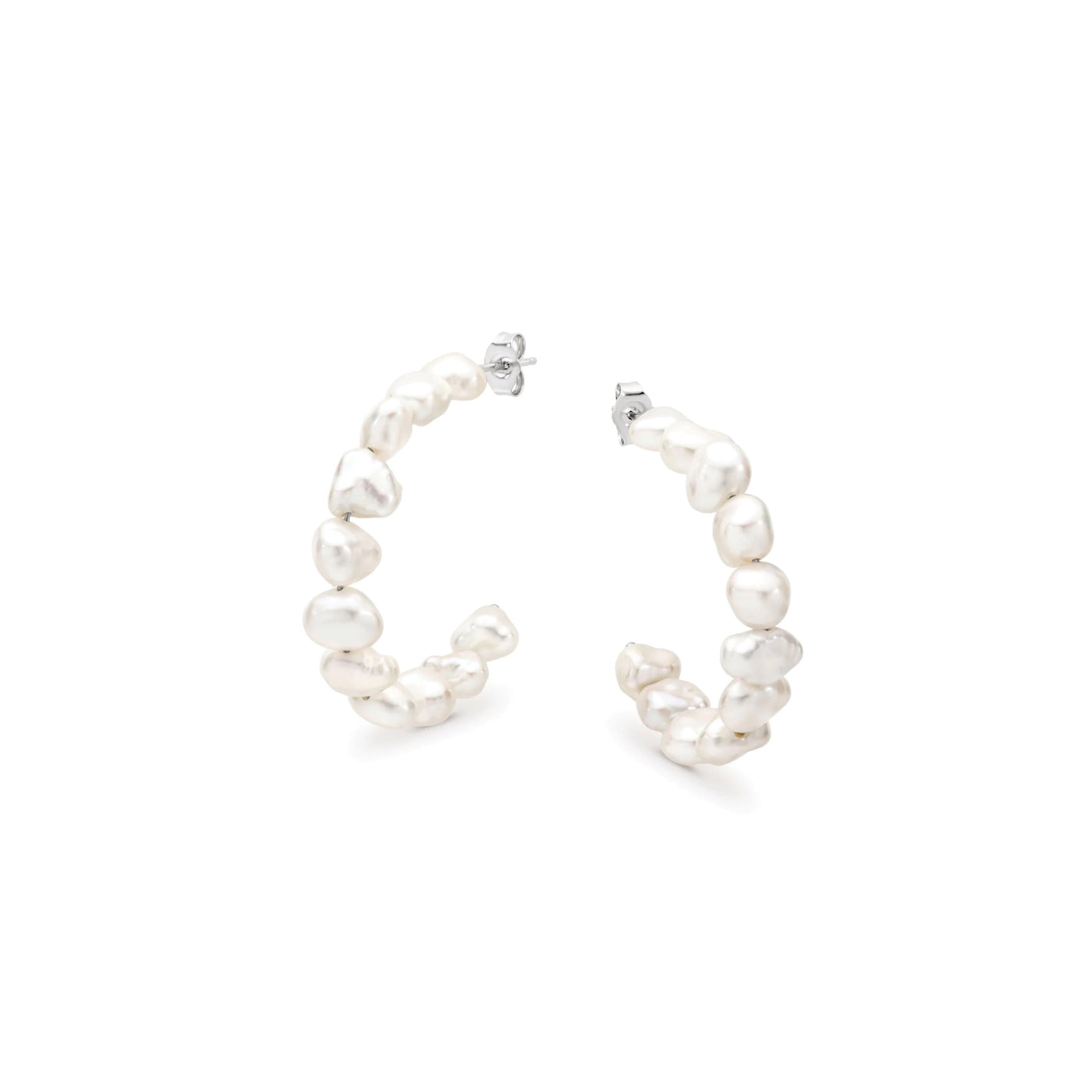 Pearl Hoops