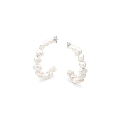 Pearl Hoops