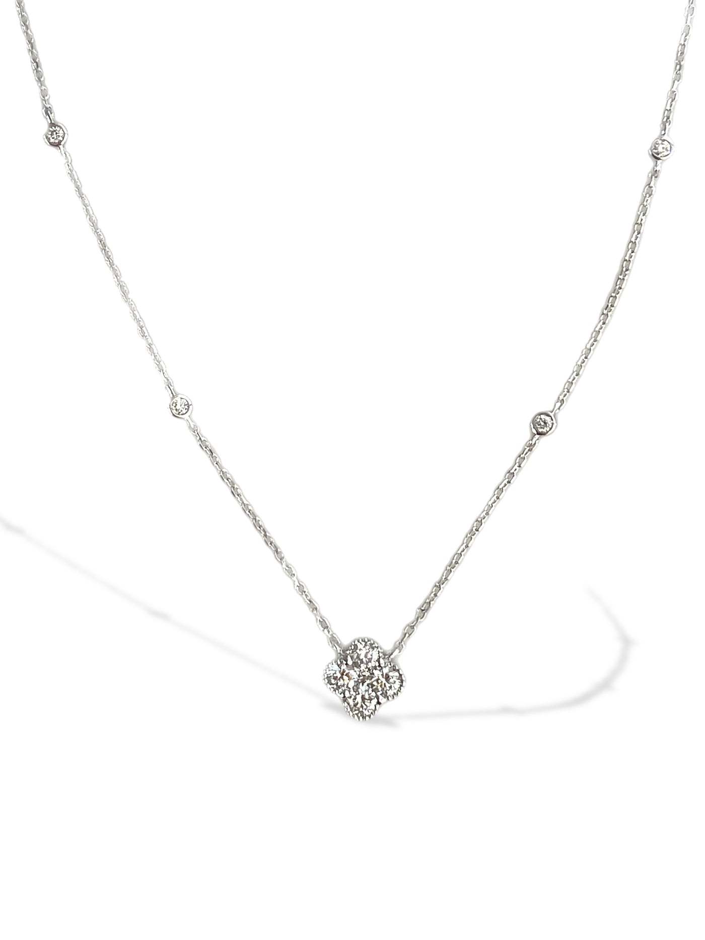 Diamond Clover Necklace
