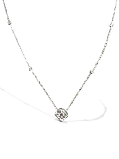 Diamond Clover Necklace