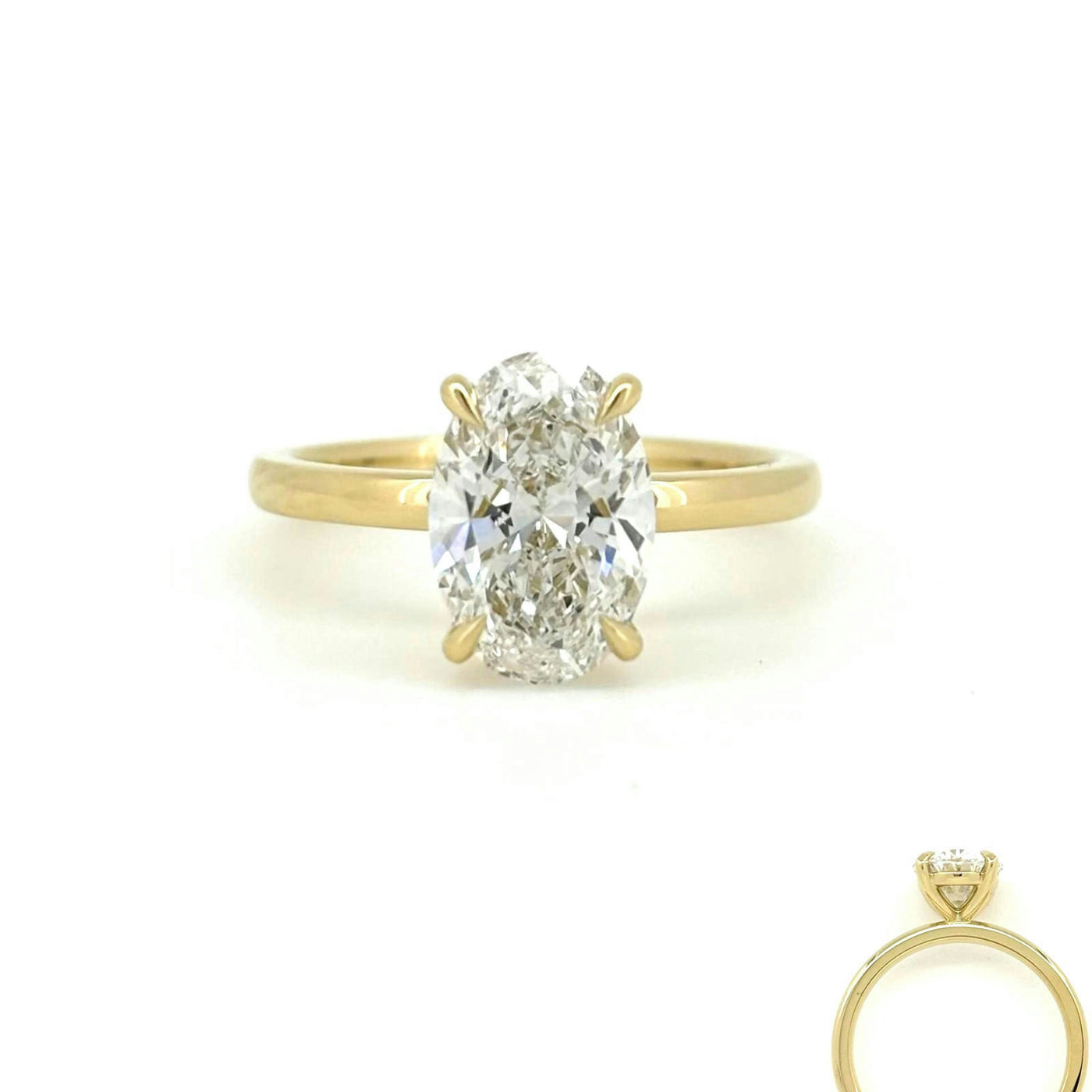 Oval Solitaire Ring