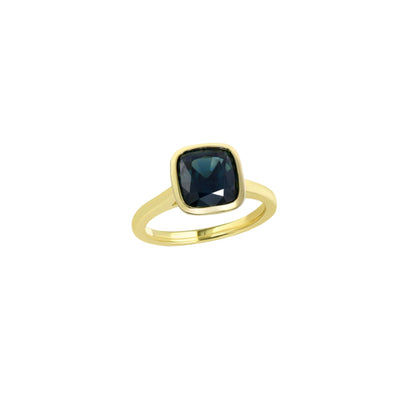 Teal Sapphire Ring