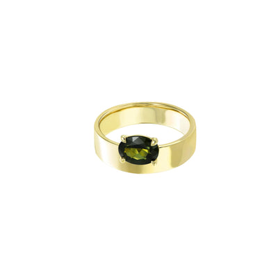 Cigar Sapphire Ring