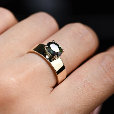 Cigar Sapphire Ring