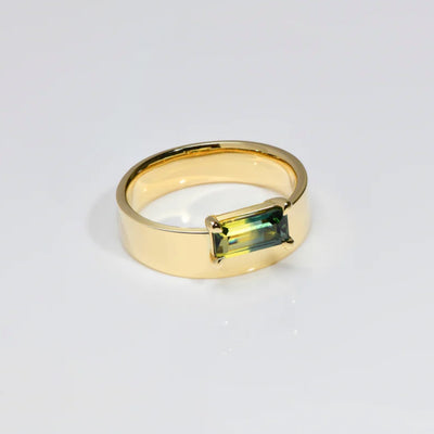 Cigar Sapphire Ring