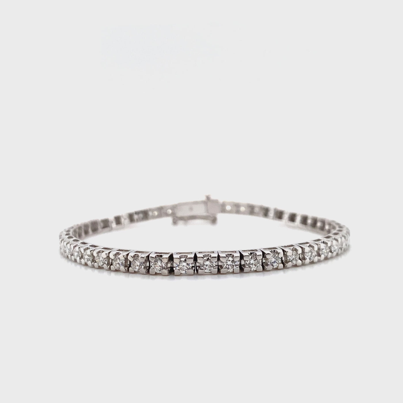 Natural Diamond Tennis Bracelet