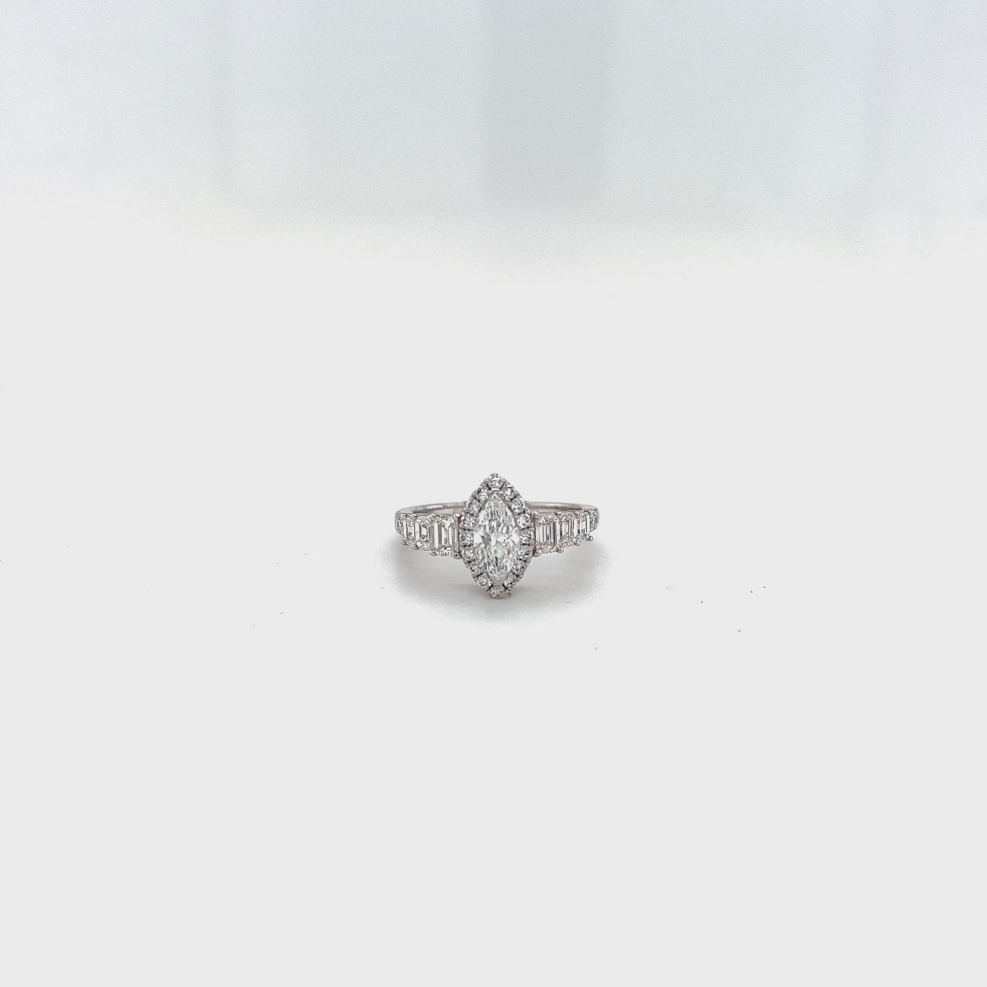 diamond marquise engagement ring video