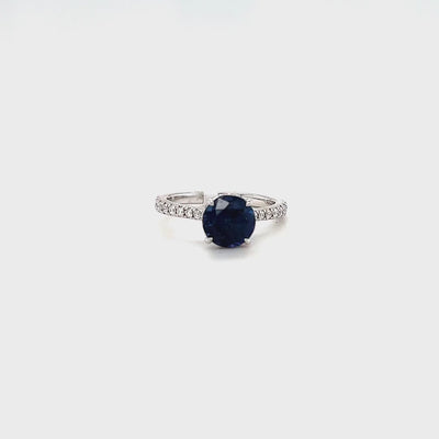 Spinel & Diamond Ring