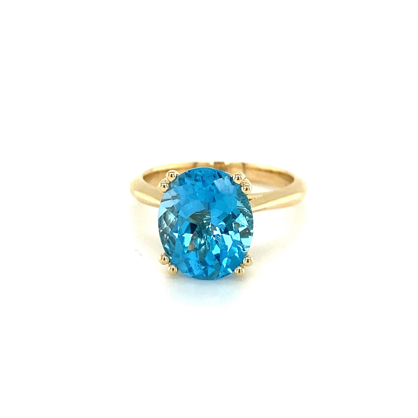 9ct Yellow Swiss Topaz Rock Candy Ring