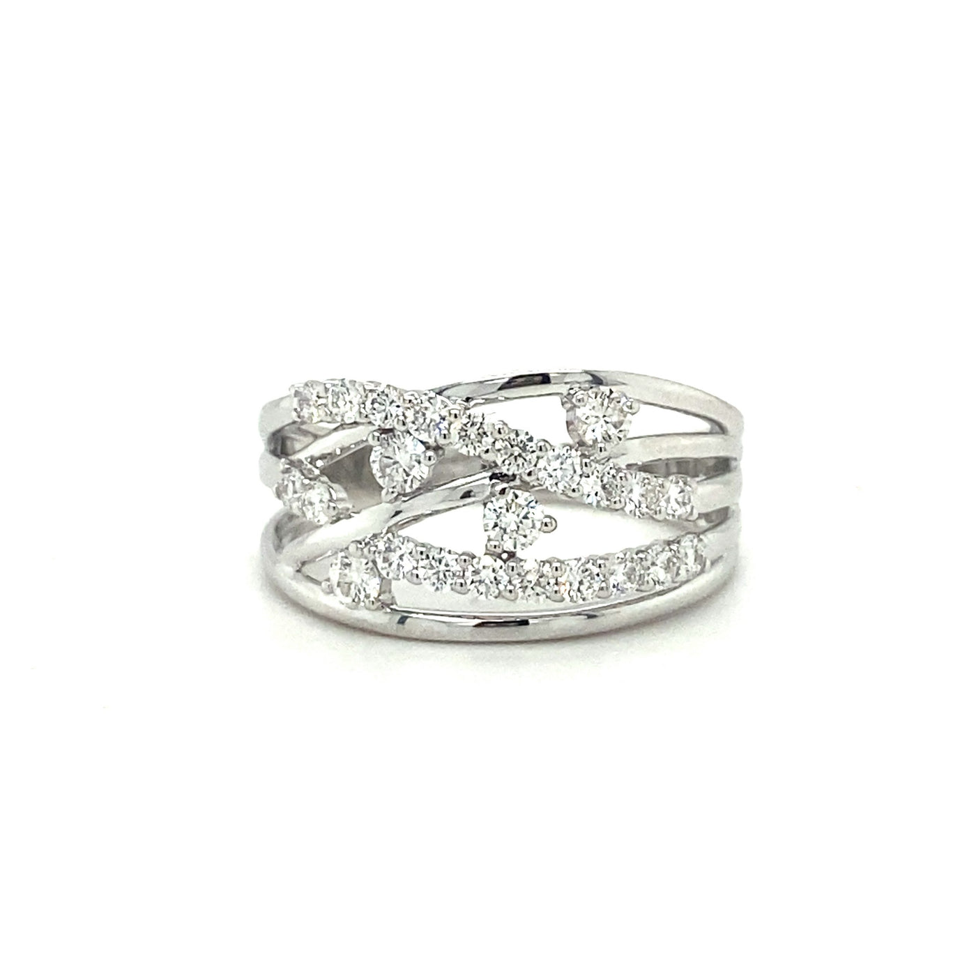 9ct diamond dress ring .78ct