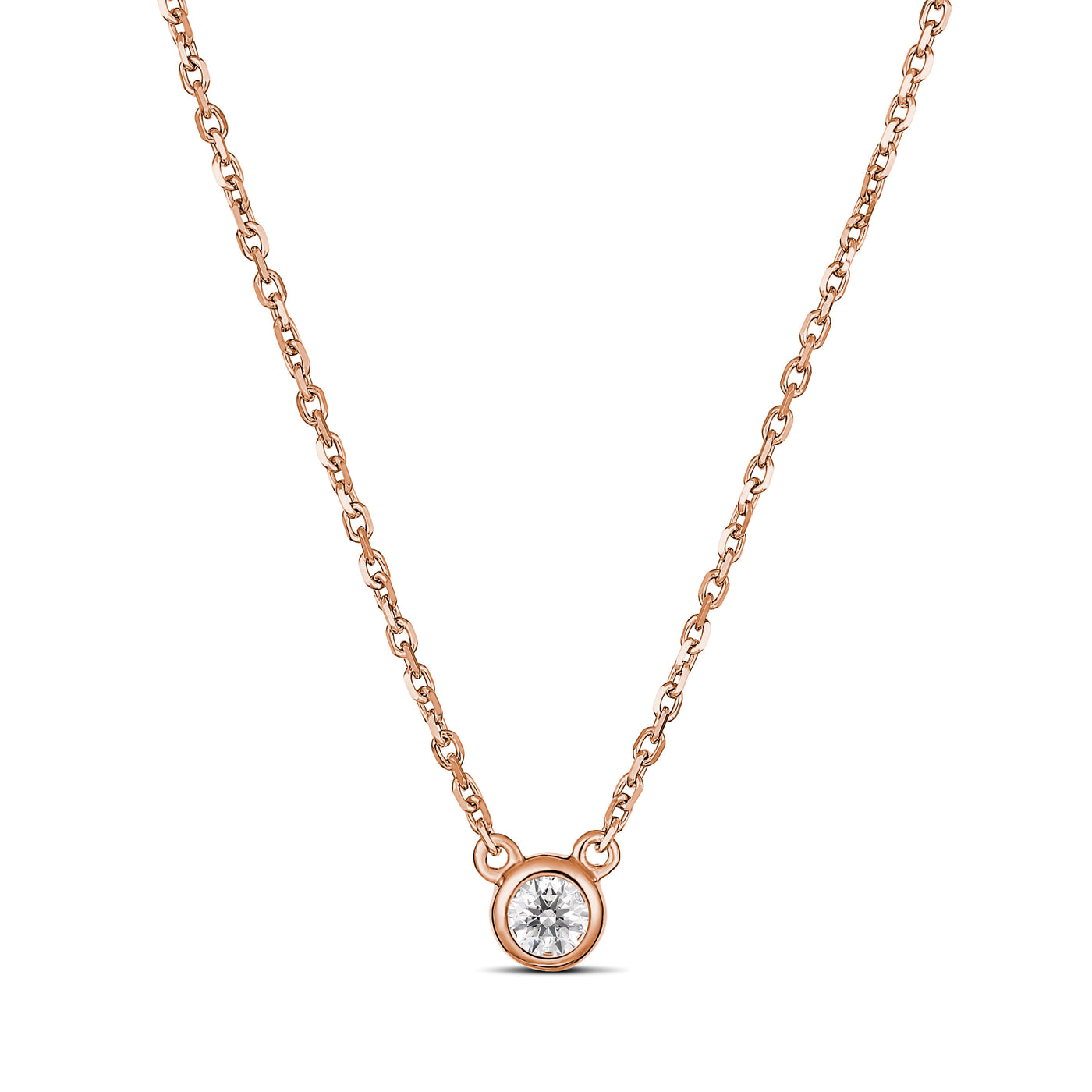 Solitaire Diamond Necklace