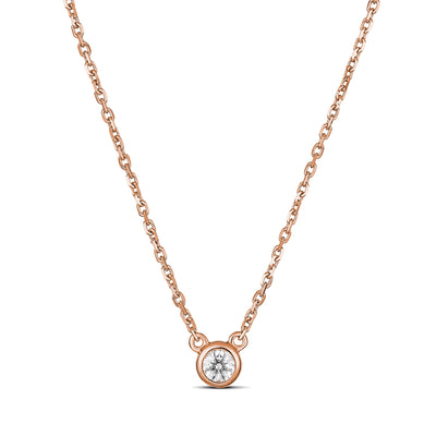 Solitaire Diamond Necklace