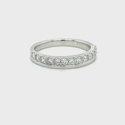 9ct multi stone diamond band